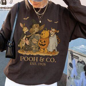 Retro Winnie The Pooh Halloween Sweatshirt, Pooh & Co Est 1926 Sweatshirt, Pooh